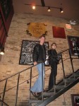 Yenari and my dad walking into the Second City