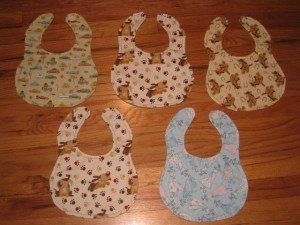 5 new bibs