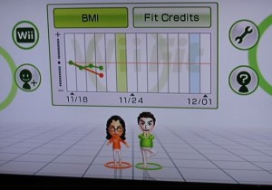 Wii Fit Characters Skinny Yenari and Fat Greg