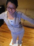 Yenari Hoola Hooping in Wii Fit