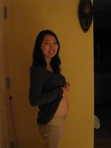 16 week belly shot