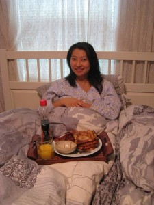 Birthday breakfast in bed Birthday breakfast in bed