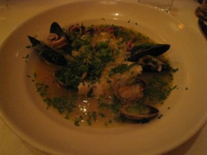 Fish and shellfish ragoût with fava beans and chervil Fish and shellfish ragoût with fava beans and chervil