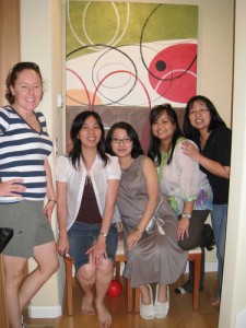 Yenari and her coworkers Yenari and her coworkers